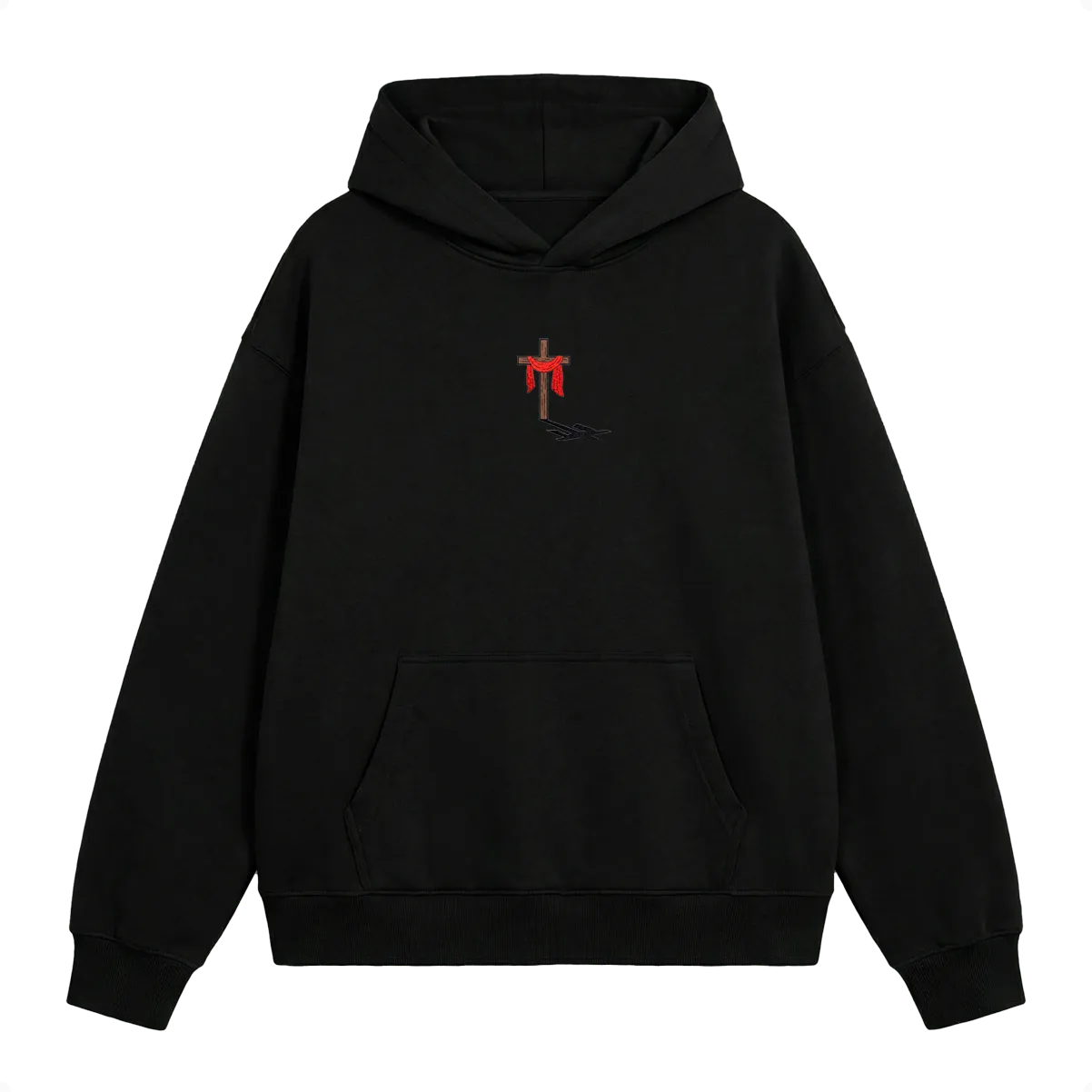Cross with the Shroud hoodie