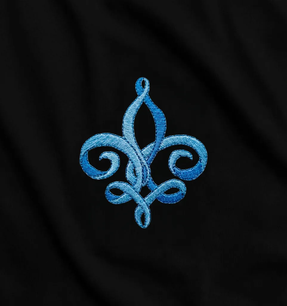 Interlaced Fleur de lis - Thumbnail 2